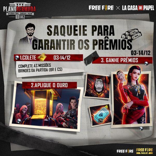 Free Fire X La Casa De Papel Como Conseguir O Conjunto Atracadora