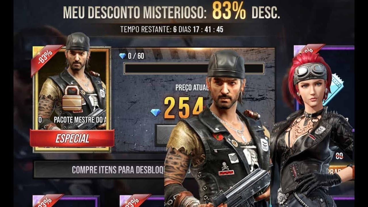 CODIGUIN FF 2024 código Free Fire Mestre do Asfalto Resgate no