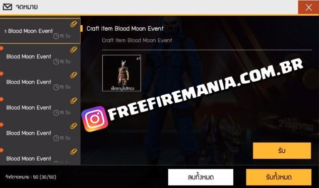 O Retorno Da Incubadora Lua Sangrenta Free Fire Mania