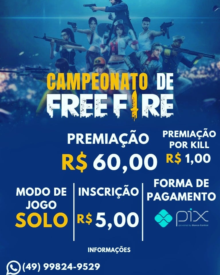 CAMPEONATO SOLO Free Fire Mania