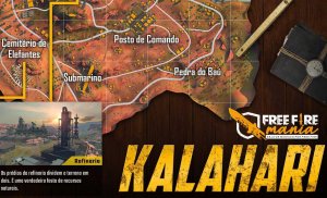 NOVO MAPA KALAHARI Free Fire Free Fire Mania