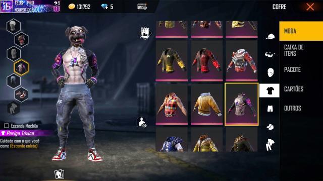 MELHORES COMBINAÇÕES DE ROUPAS COM VIBE DE XITADO 👾🤐 FREE FIRE 