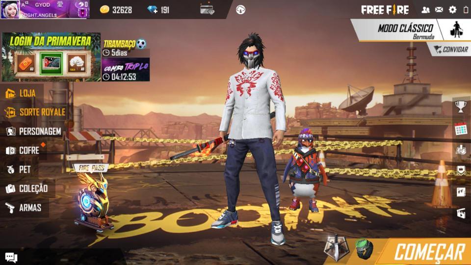 Ela está de volta! ﻿Uma skin que evolui sua Doze pra mostrar o poder do  abate nas partidas! Cola no Escolha Royale a garanta a sua! 🐲, By Garena Free  Fire