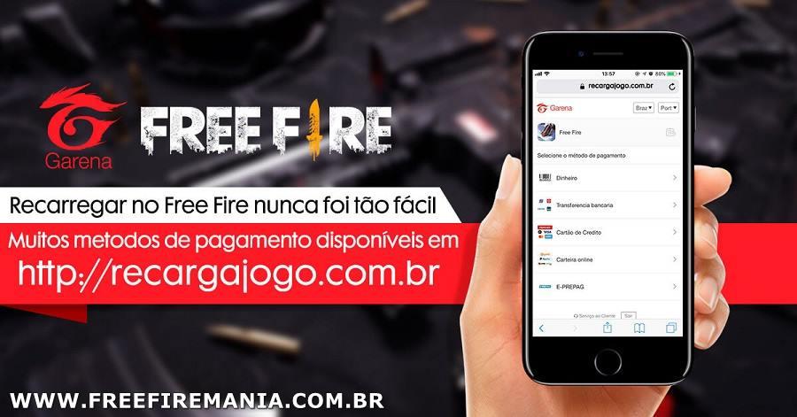 Free Fire: Recarga com 100% de Bônus - Blog Moedaz - Jogos