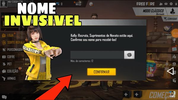 Fã de Round 6 e Free Fire? Utilize símbolos ⵔⵠ▢ da série em seu