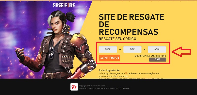 CODIGUIN FF: Códigos Free Fire dos jogos do Brasil para usar no