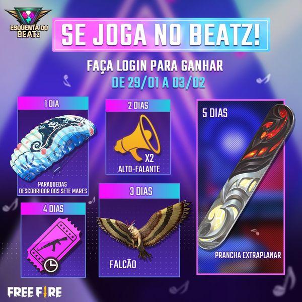 CODIGUIN FF: novo código Free Fire do Squad Beatz em fevereiro de