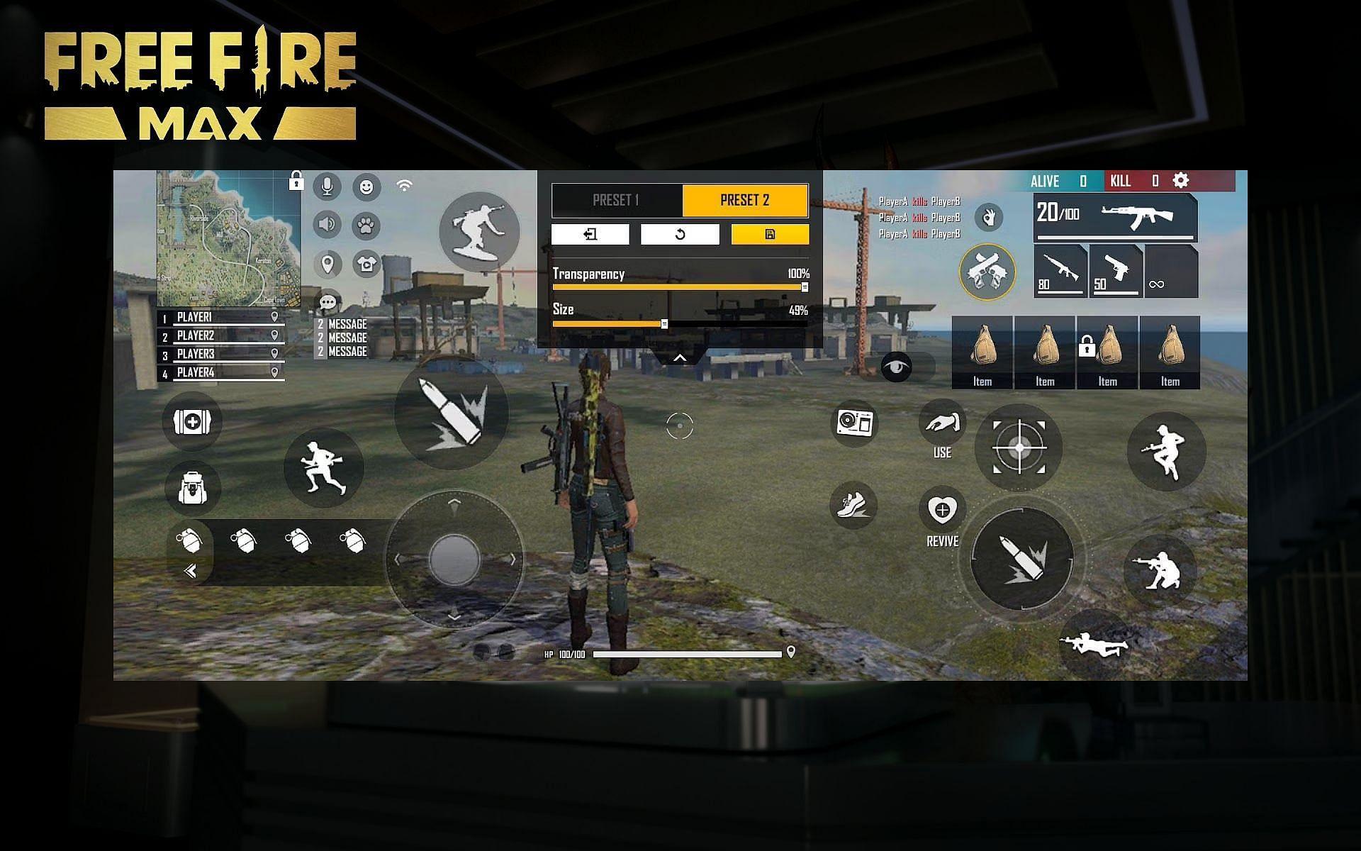 Free Fire MAX: como configurar um HUD personalizado | Free Fire Mania