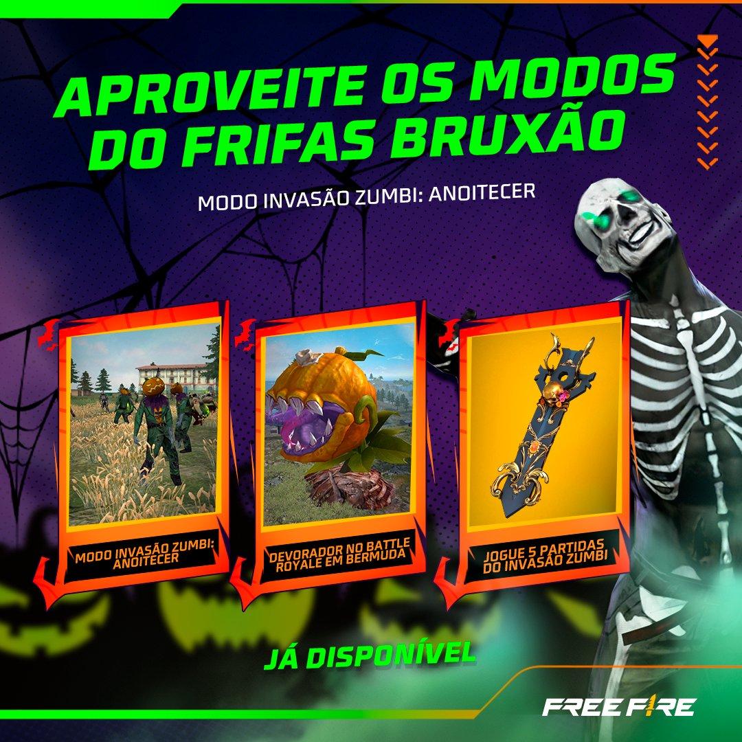 CODIGUIN FF 2022: código Free Fire de halloween para resgatar no