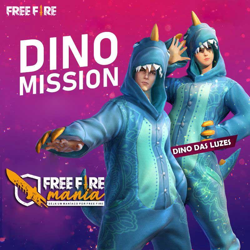 Free Fire: evento Dino Royale marca retorno de 12 skins Dino, free fire