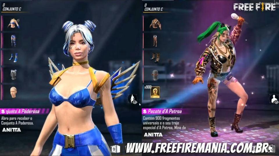 O papel do Free Fire na fase gamer de Anitta