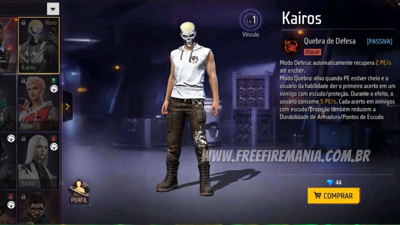 Meet Kairos, the new Free Fire character with unique ability | Free ...