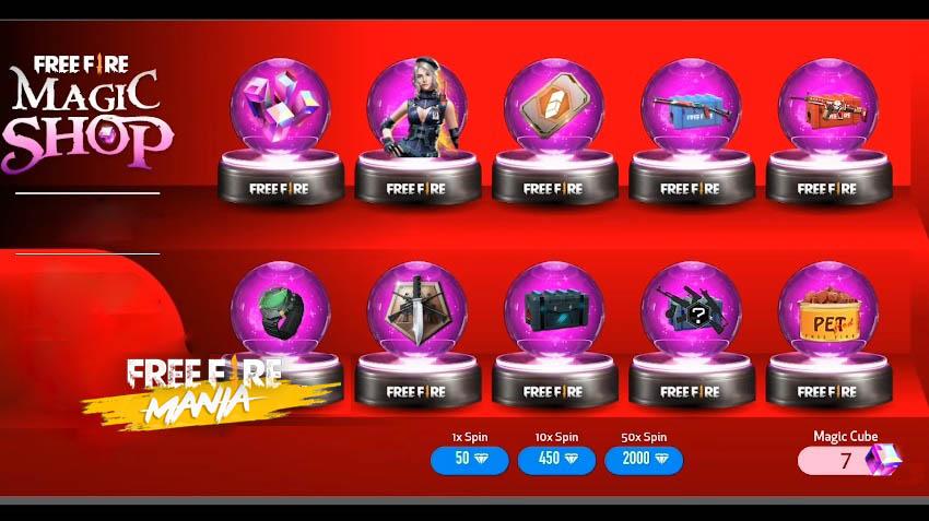 New Magic Cube Store Free Fire Mania