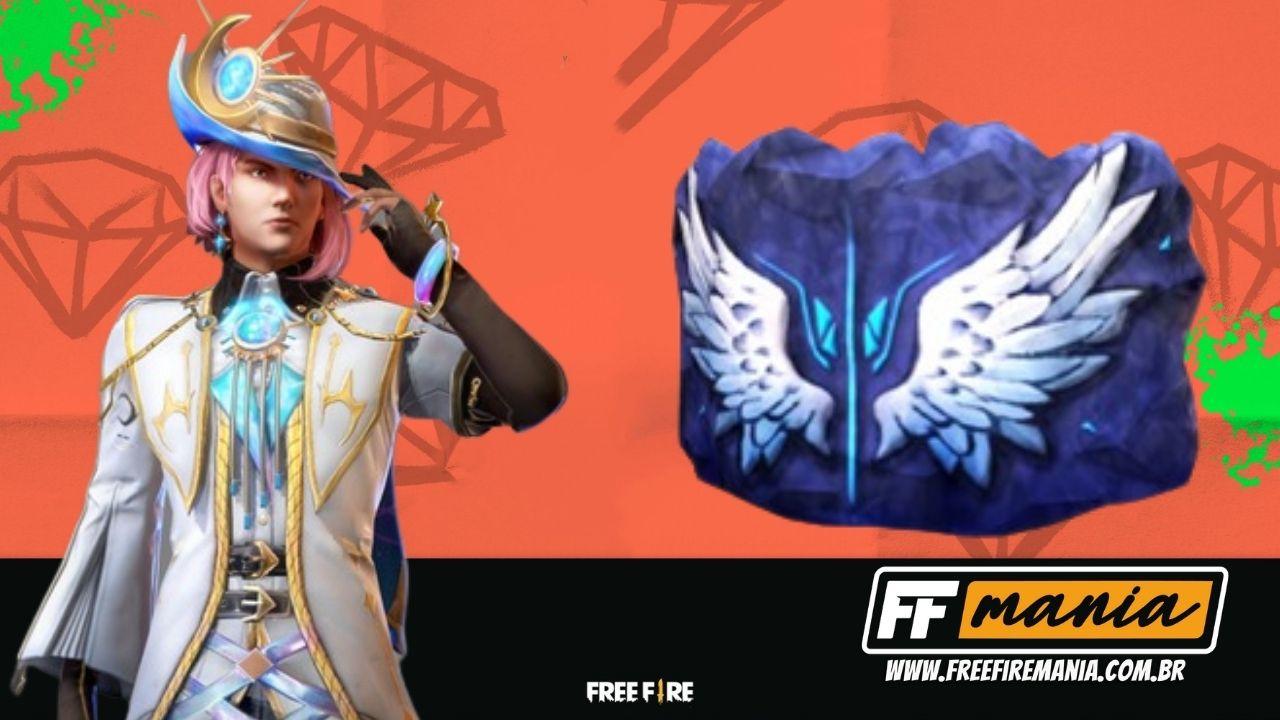 Pacote Astrólogo e Gel Angelical Free Fire: skins inéditas chegam no