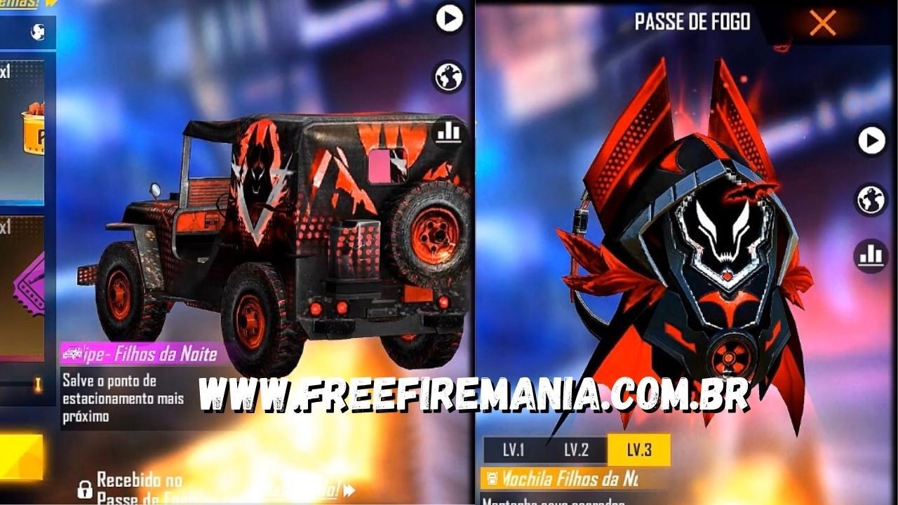 Passe de Elite: Filhos da Noite, Free Fire, O que se esconde nas sombras?  🦇 Descubra no Novo Passe de Elite - Filhos da Noite, já disponível no Free  Fire!