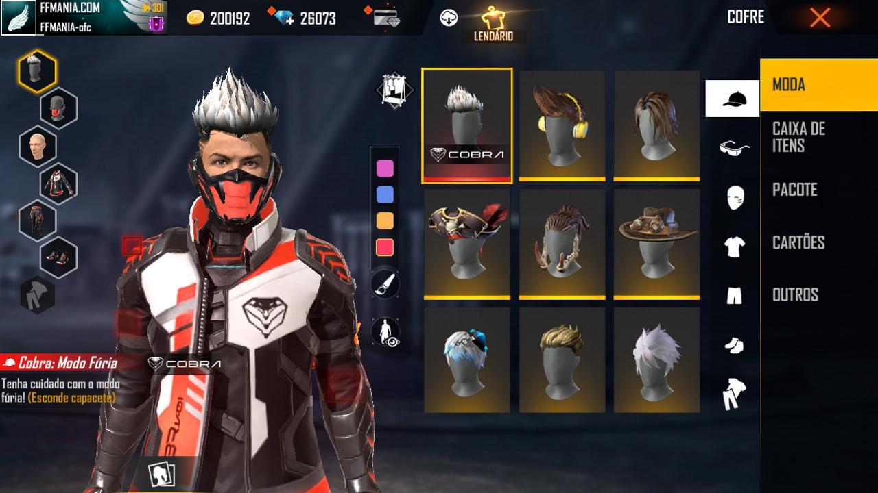 Free Fire launches Legendary Clothing that changes color according to  patent, see how it works | Free Fire Mania
