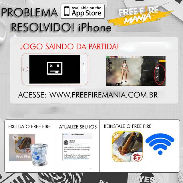 Problema No Iphone Resolvido Jogo Fechando Sozinho Free Fire Mania - brawl stars update fechando sozinho
