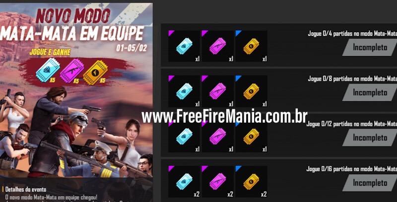 Garena Free Fire - O modo Mata-Mata em Equipe está de volta no