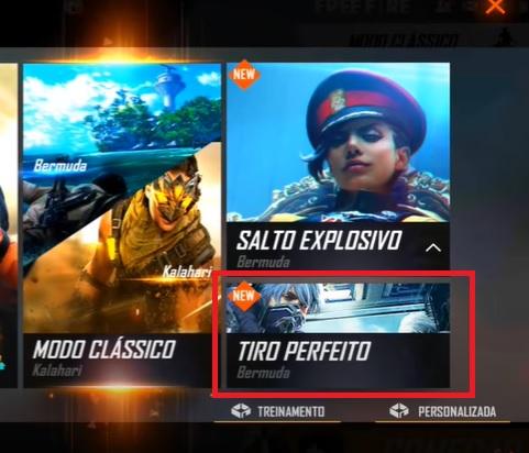 AMASSEI NO NOVO MODO DE JOGO TIRO PERFEITO DO FREE FIRE!! 