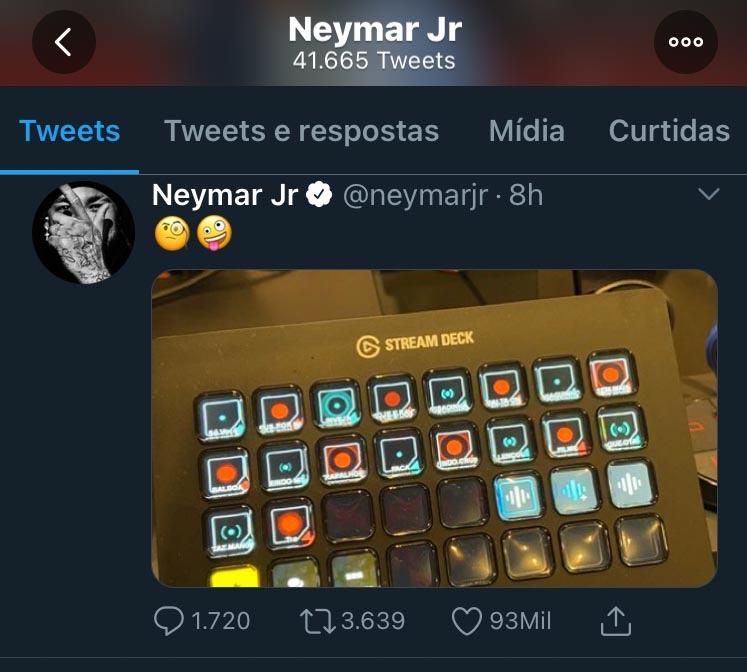 Neymar Shows Stream Deck And Community Asks For Free Fire Live Free Fire Mania