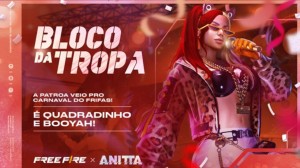 Anitta chegará ao Free Fire em 2 de julho