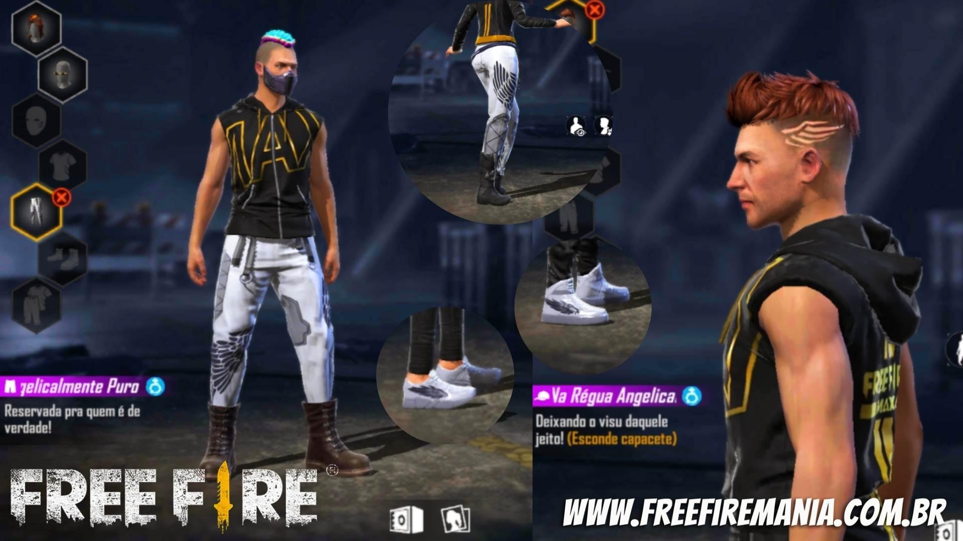 Free Fire: calça angelical tem nova data para chegar ao game