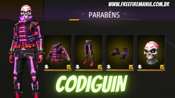CODIGUIN FF: código Free Fire para o mês de Novembro [2023]; Resgate no  Rewards