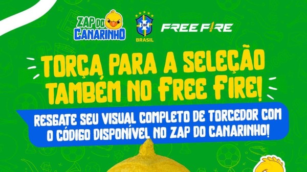 CODIGUIN FF: Garena libera novo código da CBF com Canarinho