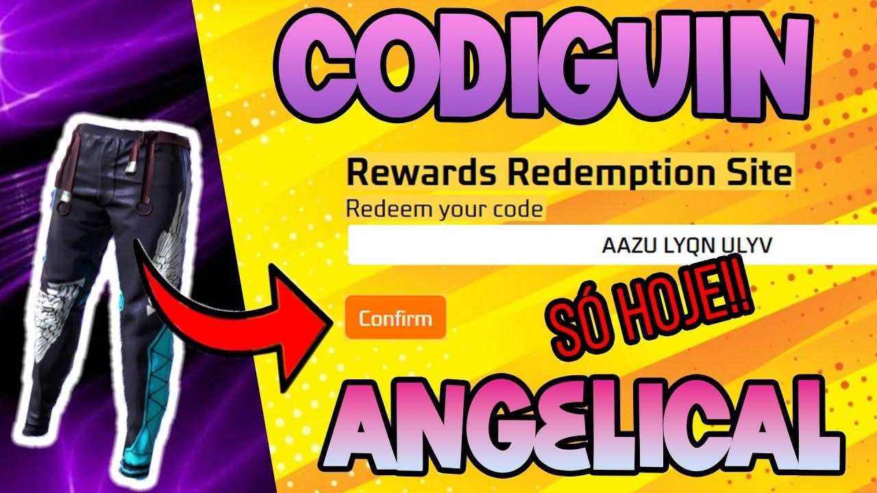 CODIGUIN FF: último dia do código Free Fire Angelical; resgate no site  Rewards
