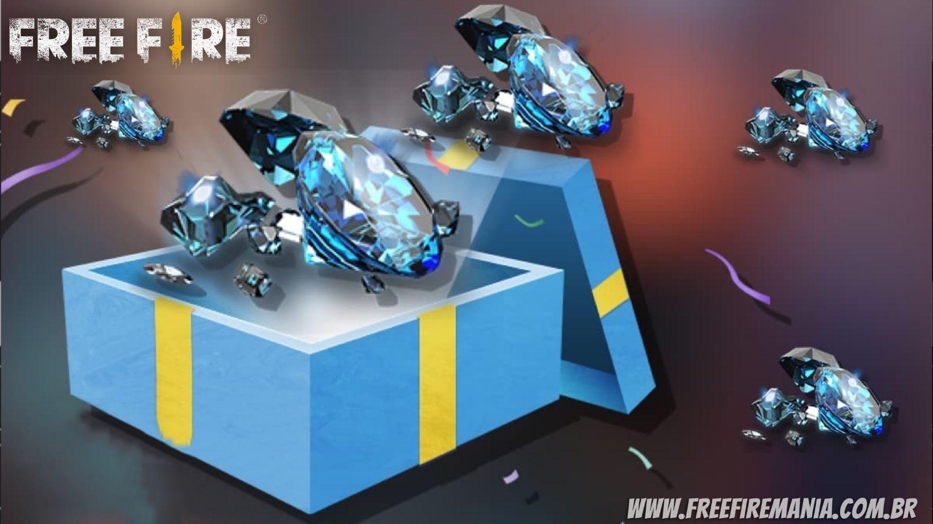 Como resgatar código Free Fire diamante grátis?