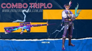 Free Fire: Combo Triplo traz itens parte da Iniciativa Cobra e mais, free  fire