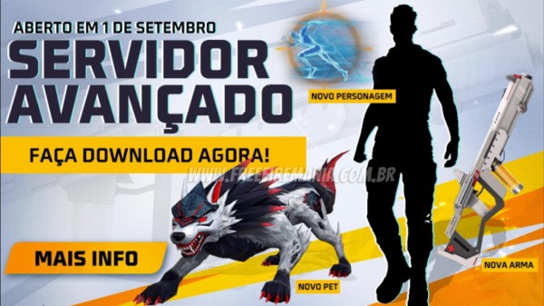 Servidor Avançado: lista de novidades e download do APK - Free Fire Club