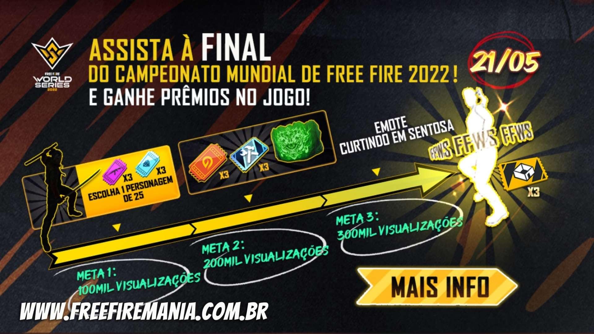 FFWS 2022: confira as principais informações do campeonato mundial de Free  Fire - Lance!
