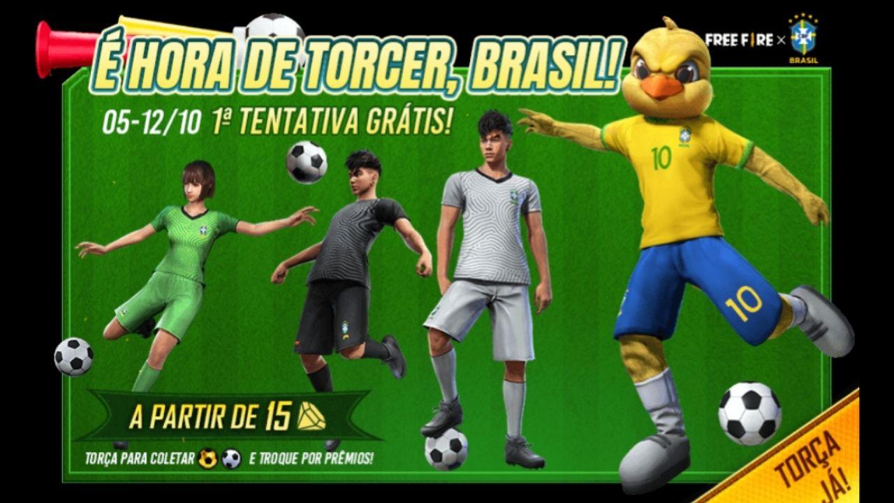 Free Fire: Recarga Futebol dá itens inspirados na Copa