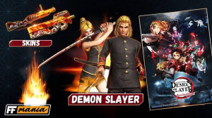 Free Fire x Demon Slayer: Calendário de recompensas vazado