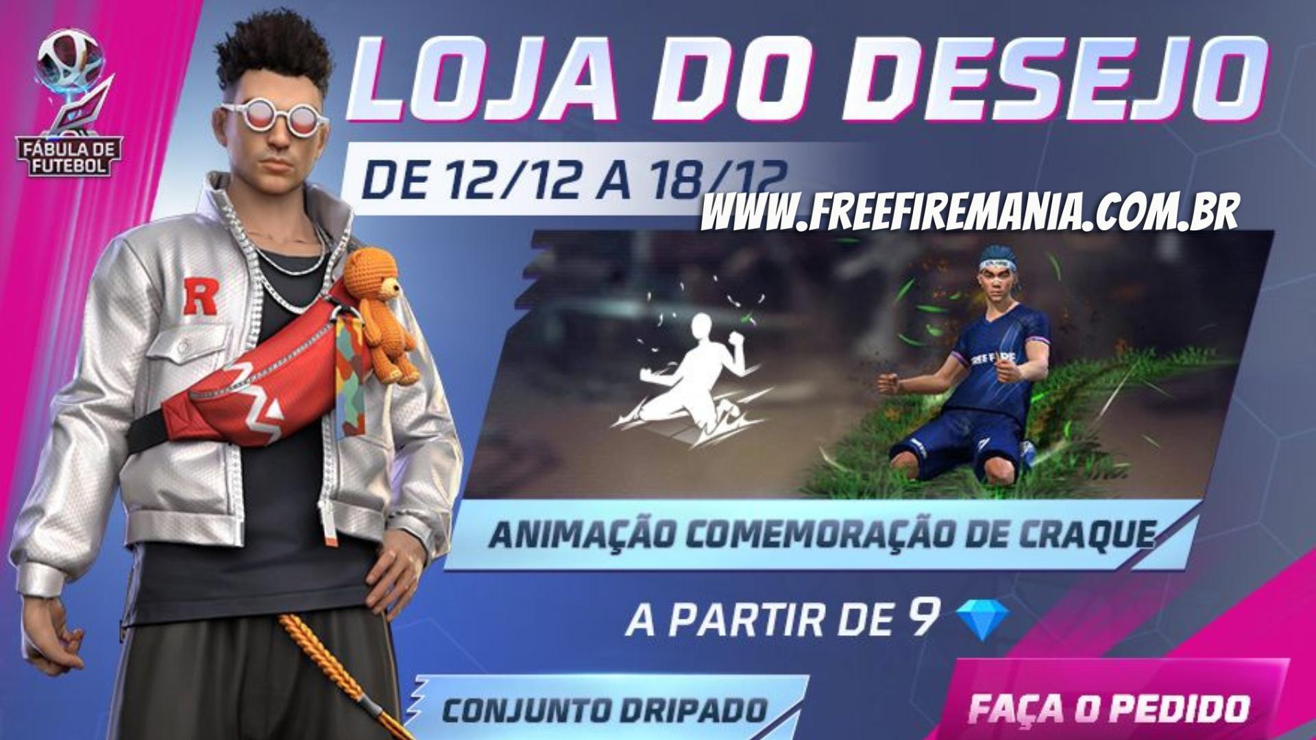 Free Fire: Loja do Desejo traz Conjunto Ciborgue Azul, free fire