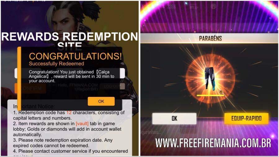 Garena Free Fire - Compartilhe sua Identidade da Redenção para coletar  Recompensas! Já corre abrir o Frifas e garantir. 🤩 #JunteSeÀRedenção