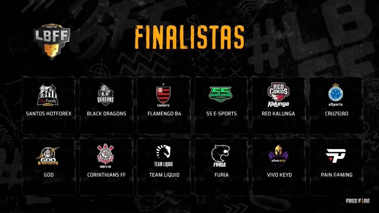 Veja quem foram os 12 Finalistas da FF Pro League 3° edição