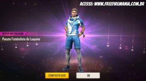 Jaqueta Santander do Free Fire começa a chegar na gringa por 9