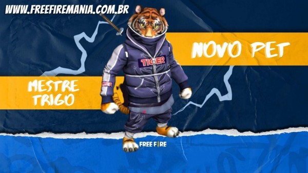 Free Fire: vazamento aponta Tigre Ninja como novo pet do game