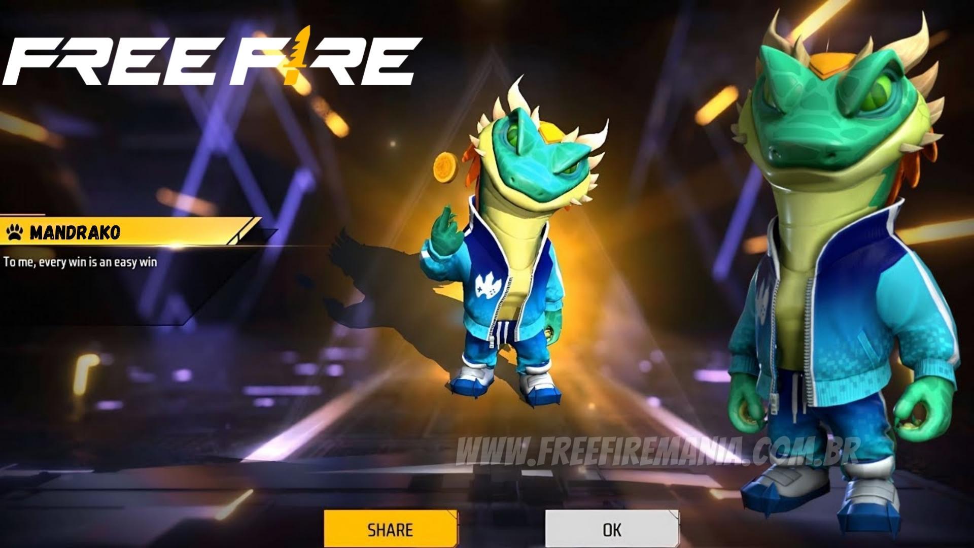 Free Fire traz novo pet em servidor avançado, free fire