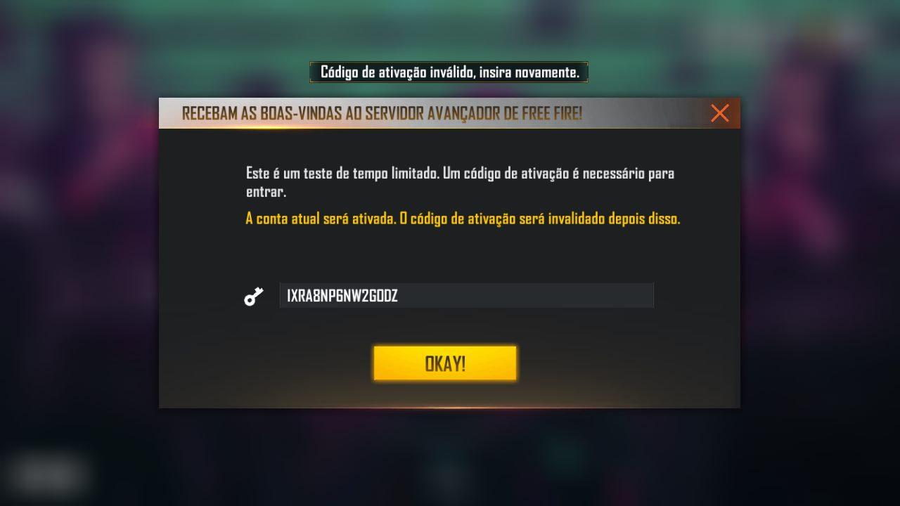 Free Fire 2024 Advanced Server first advanced of the year has