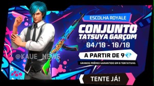 Conheça Tatsuya, novo personagem do Free Fire - Pichau Arena