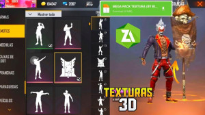 COMO COLOCAR TEXTURA NO FREE FIRE ATUALIZADO 2023 ! COMO POR TEXTURA NO FREE  FIRE ! PARA ANDROID 